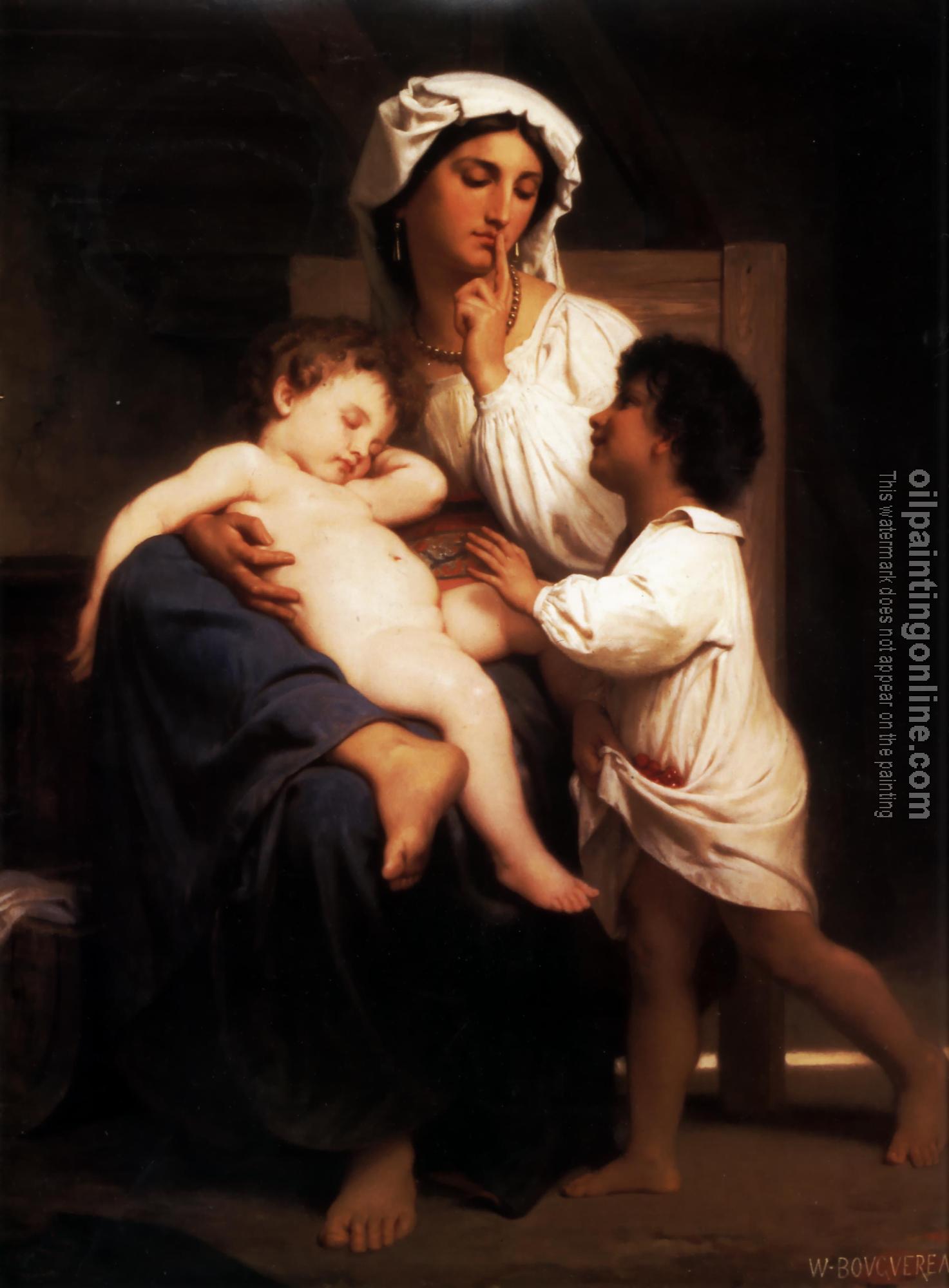 Bouguereau, William-Adolphe - Le sommeil( Asleep at last)